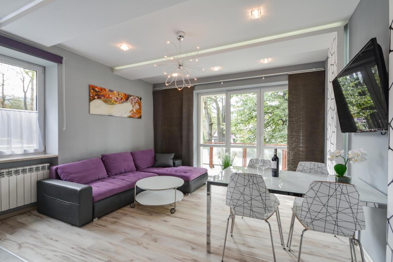 Apartament Rodzinny Hrabiego - Sauna, Centrum Zakopanego Ul Zamoyskiego, Balkon, 2 Sypialnie, Parking, Gorne Krupowki エクステリア 写真